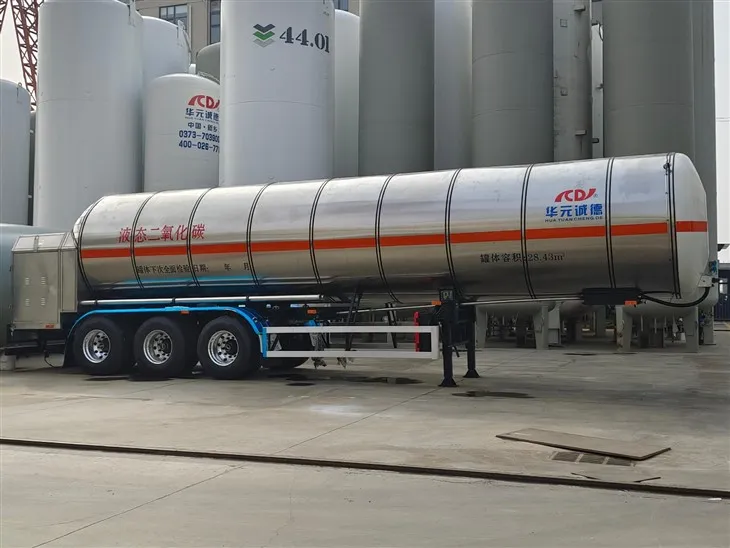 2025 Best PriceCryogenic Liquid Carbon Dioxide Semi-trailer